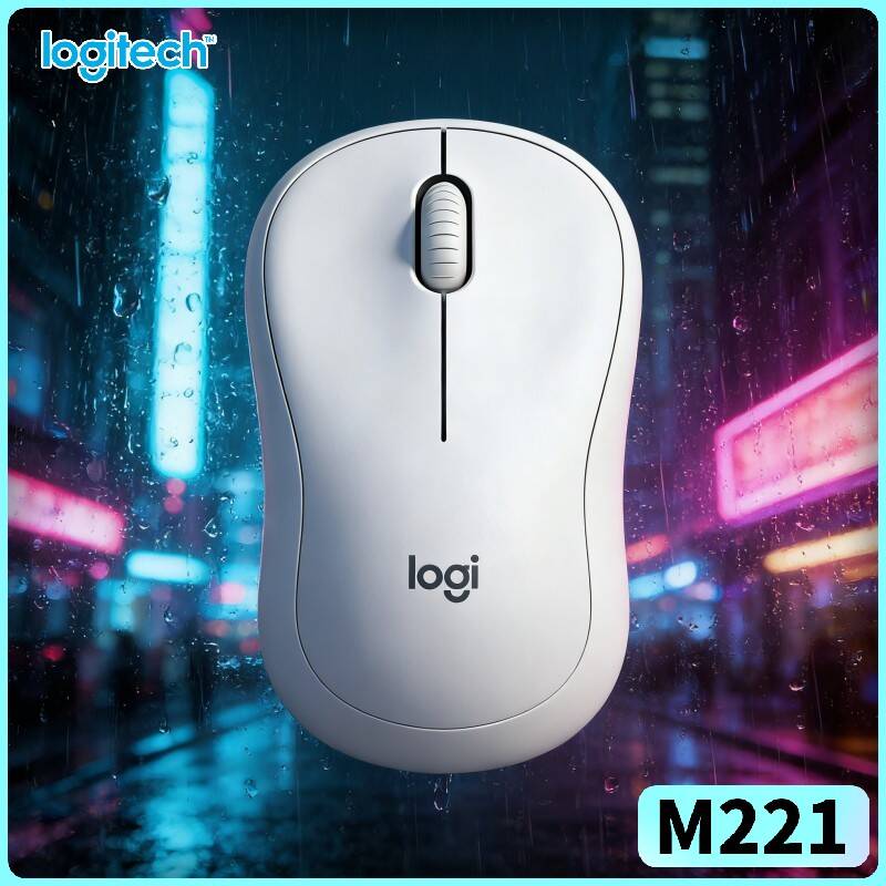 Office Tech For Home - Mouse Ergonomico Silenzioso Logitech M221 -