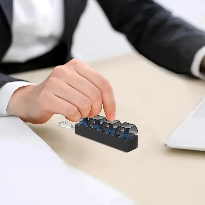 4 tasti pulsante dito giocatto - Office Tech recensione e prezzo